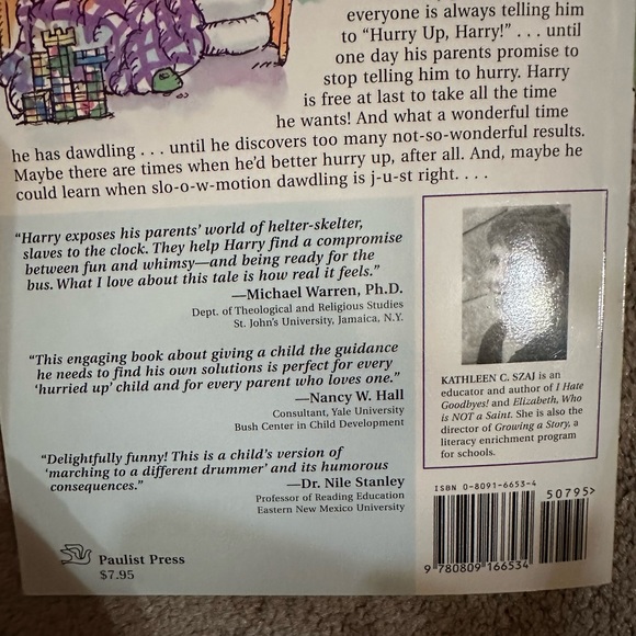 Hurry up, Harry! Children’s book! New! - Picture 9 of 9